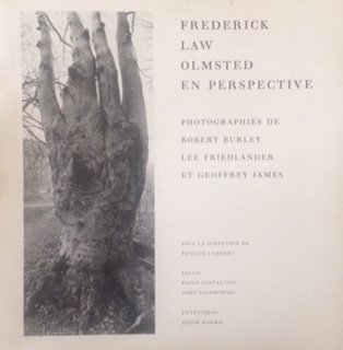 Beispielbild fr Frederick Law Olmsted en perspective zum Verkauf von Alplaus Books