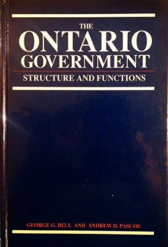 Imagen de archivo de Ontario Government: Structure and Functions a la venta por Better World Books