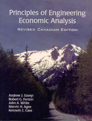 9780921332497: Principles of Engineering Economic Analysis [Paperback] by Robert Fenton, Joh...
