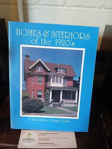 9780921335061: Homes and Interiors of the 1920's