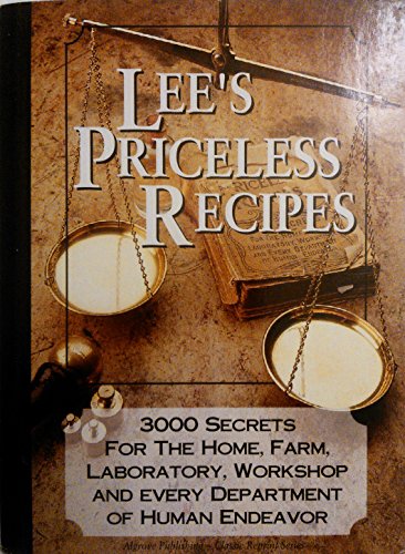Beispielbild fr Lee's Priceless Recipes zum Verkauf von Better World Books