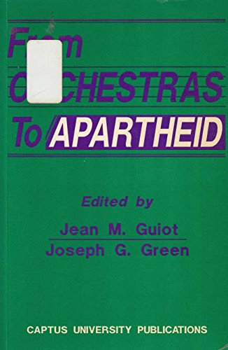 Imagen de archivo de From Orchestras to Apartheid a la venta por High Park Books