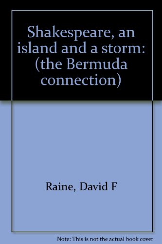 Imagen de archivo de Shakespeare, An Island and a Storm a la venta por Montclair Book Center