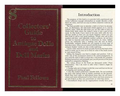 Imagen de archivo de Collectors Guide to Antique Dolls and Doll Marks a la venta por JR Books