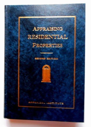 Imagen de archivo de Appraising Residential Properties a la venta por HPB-Red