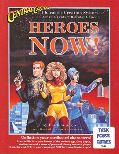 9780922335114: Central Casting: Heroes Now! (Character Creation System - 20th Century) by Pa...