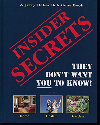 Imagen de archivo de Insider Secrets a la venta por Gulf Coast Books