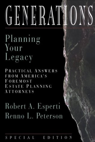 Stock image for Generations: Planning Your Legacy for sale by Top Notch Books
