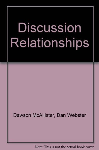 Beispielbild fr Discussion Relationships (Discussion Manual for Student Relationships) zum Verkauf von Wonder Book