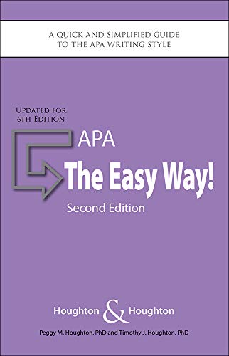 Beispielbild fr APA: The Easy Way!: Updated for the APA 6th Edition zum Verkauf von BooksRun