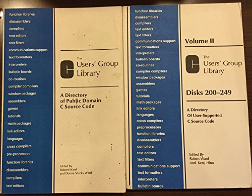 Imagen de archivo de Directory Of Public Domain C Source Code, Vol 1: The C Users' Group Library a la venta por Blue Awning Books