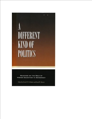 9780923993283: Title: A Different Kind of Politics