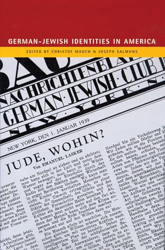 9780924119071: German-Jewish Identities in America (Studies of the Max Kade Institute for German-American Studie)