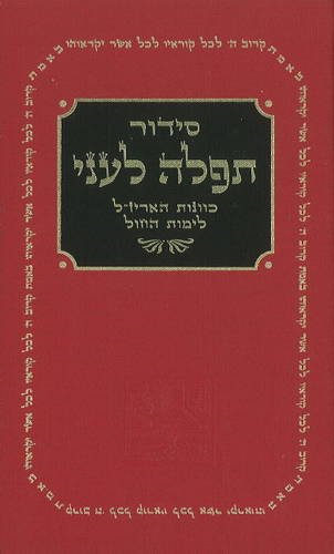 Stock image for Sidur tefilah le-ani: Kavanot ha-Arizal- li-yemot ha-hol (Hebrew Edition) for sale by Front Cover Books