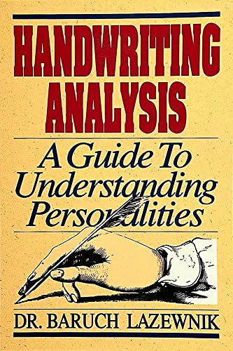 9780924608063: Handwriting Analysis: A Guide to Understanding Personalities