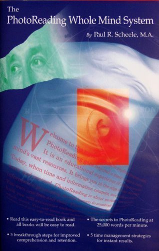 Beispielbild fr The Photoreading Whole Mind System zum Verkauf von Wonder Book