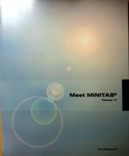 Beispielbild fr Meet Minitab - Release 14 (Release 14 for windows) zum Verkauf von Wonder Book