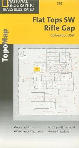 Flat Tops SW Rifle Gap Colorado, USA TopoMap (National Geographic Maps: Trails Illustrated) (9780925873460) by [???]