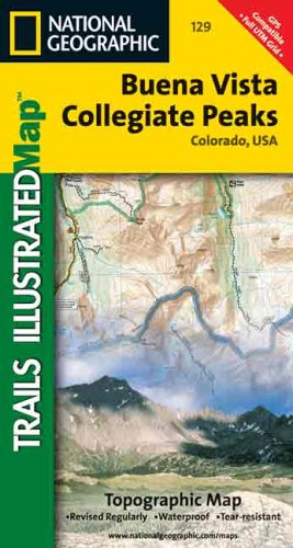 Stock image for Collegiate Peaks: Buena Vista/ (Folded Topographical Map) for sale by Half Price Books Inc.