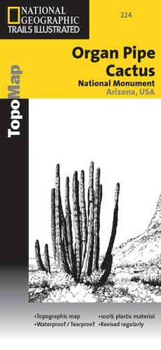 9780925873712: Organ Pipe Cactus National Monument: Arizona: No. 224 (Trails Illustrated - Topo Maps USA S.)