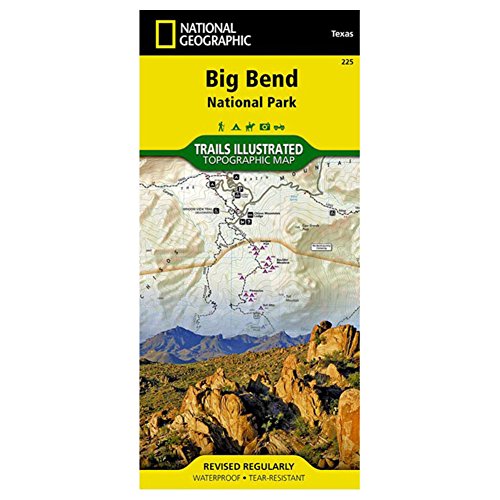 Stock image for Trails Illustrated Big Bend National Park Texas for sale by HPB-Ruby