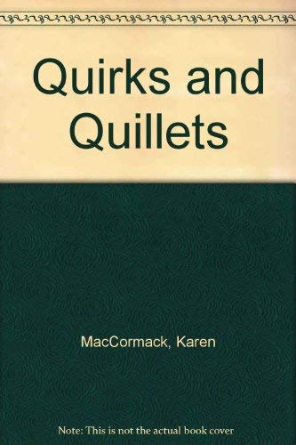 Imagen de archivo de Quirks & Quillets a la venta por The Paper Hound Bookshop