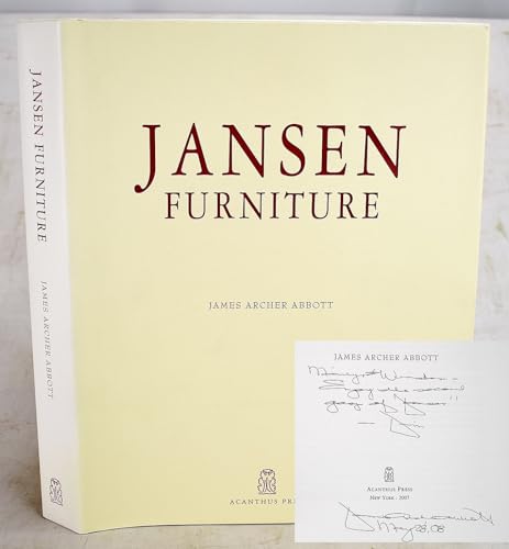 Imagen de archivo de Jansen Furniture a la venta por Design Books