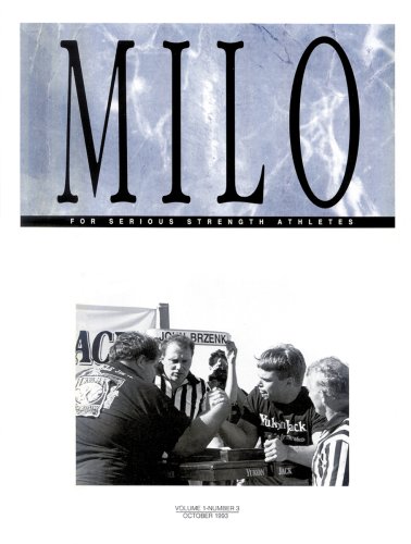 Imagen de archivo de MILO: A Journal for Serious Strength Athletes, Vol. 1, No. 3 a la venta por Revaluation Books