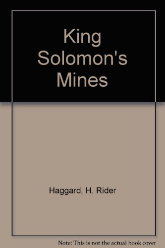 King Solomon's Mines (9780929071121) by Haggard, H. Rider