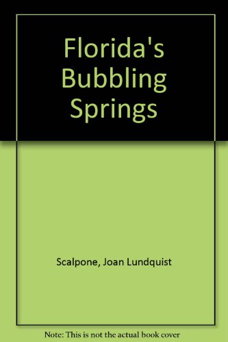 Beispielbild fr Florida's Bubbling Springs zum Verkauf von Save With Sam