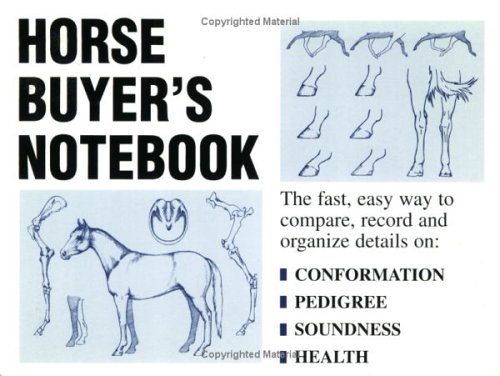 Imagen de archivo de The Horse Buyer's Notebook a la venta por Idaho Youth Ranch Books