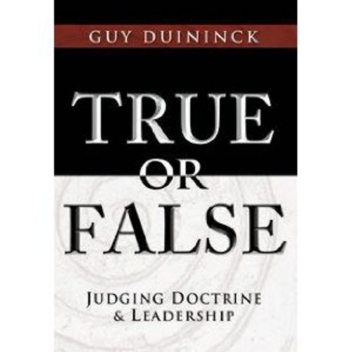 Beispielbild fr True or false: Judging doctrine and leadership zum Verkauf von The Book Spot