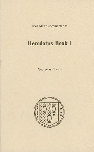 Stock image for Herodotus Book I (Bryn Mawr Commentaries) (Greek Edition) for sale by Front Cover Books