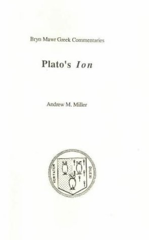 Stock image for Ion (Bryn Mawr Commentaries, Greek) (Ancient Greek and English Edition) for sale by Decluttr