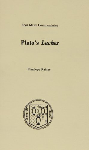 9780929524283: Laches (Bryn Mawr Commentaries, Greek)