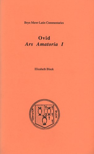 Stock image for Ovid Ars Amatoria I (Latin and English Edition) for sale by Coas Books