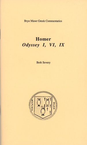 Stock image for Odyssey I, VI, IX (Bryn Mawr Commentaries, Greek) (Ancient Greek and English Edition) for sale by GF Books, Inc.