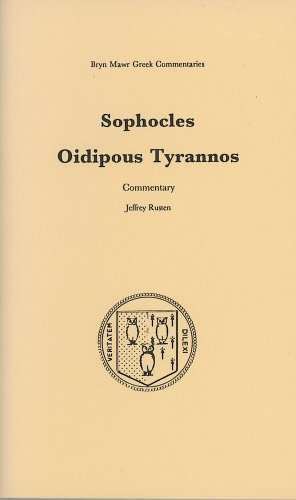 Stock image for Oidipous Tyrannos (Bryn Mawr Commentaries, Greek) (Ancient Greek and English Edition) for sale by HPB-Ruby