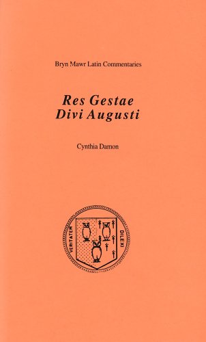 Beispielbild fr Res Gestae Divi Augusti (Bryn Mawr Commentaries, Latin) (Latin and English Edition) zum Verkauf von GF Books, Inc.