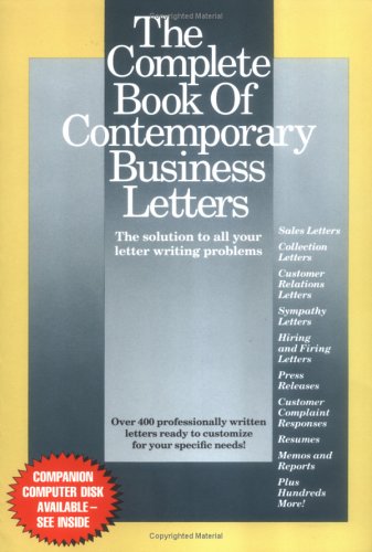 9780929543079: The Complete Book of Contemporary Business Letters