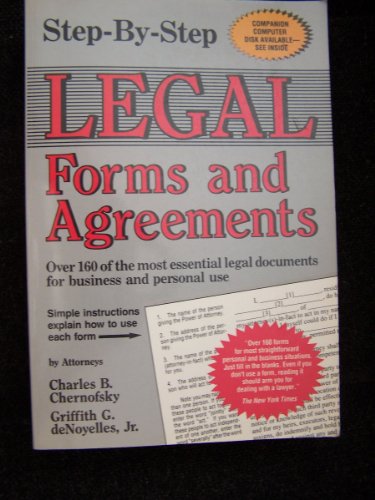 Imagen de archivo de Step-By-Step Legal Forms and Agreements a la venta por Wonder Book