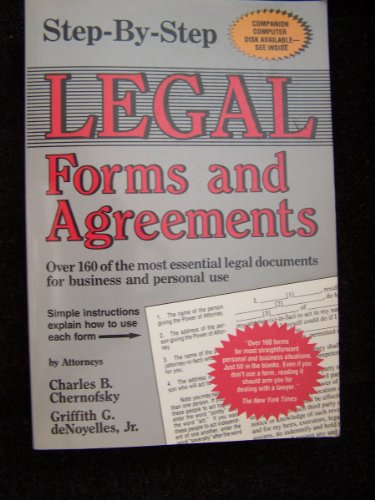 9780929543109: Step-By-Step Legal Forms and Agreements