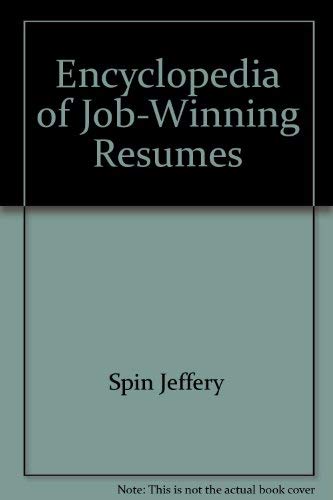 Beispielbild fr Encyclopedia of Job-Winning Resumes zum Verkauf von Top Notch Books