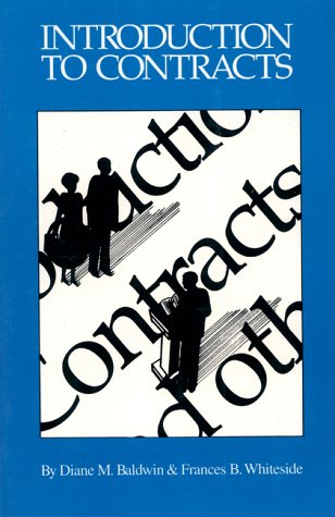 Imagen de archivo de Introduction to Contracts a la venta por ThriftBooks-Dallas