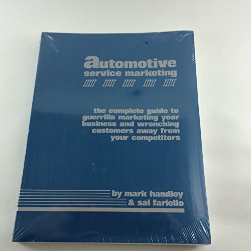 Imagen de archivo de Automotive Service Marketing a la venta por TranceWorks