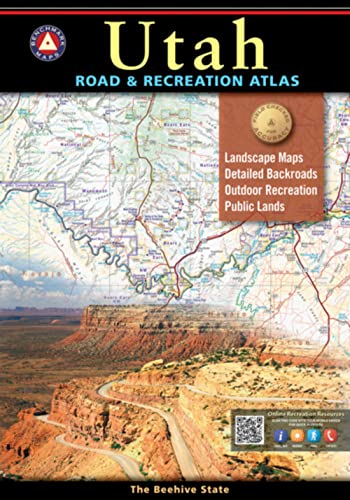 Stock image for Utah Road Recreation Atlas, 8th Edition Benchmark Recreation Atlases for sale by PBShop.store US