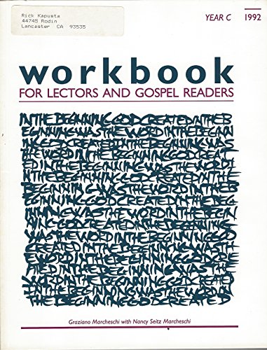 Beispielbild fr Workbook for lectors and gospel readers, year C 1992 zum Verkauf von Wonder Book