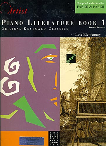 Beispielbild fr Piano Literature Book 1: Original Keyboard Classics: Late Elementary (Developing Artist) zum Verkauf von SecondSale