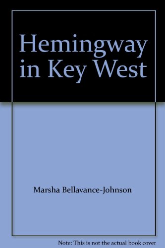 Imagen de archivo de Hemingway in Key West a la venta por Wellfleet Books
