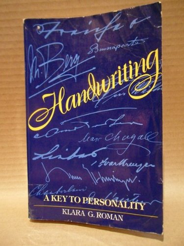 Stock image for Handwriting: A Key to Personality for sale by Ergodebooks